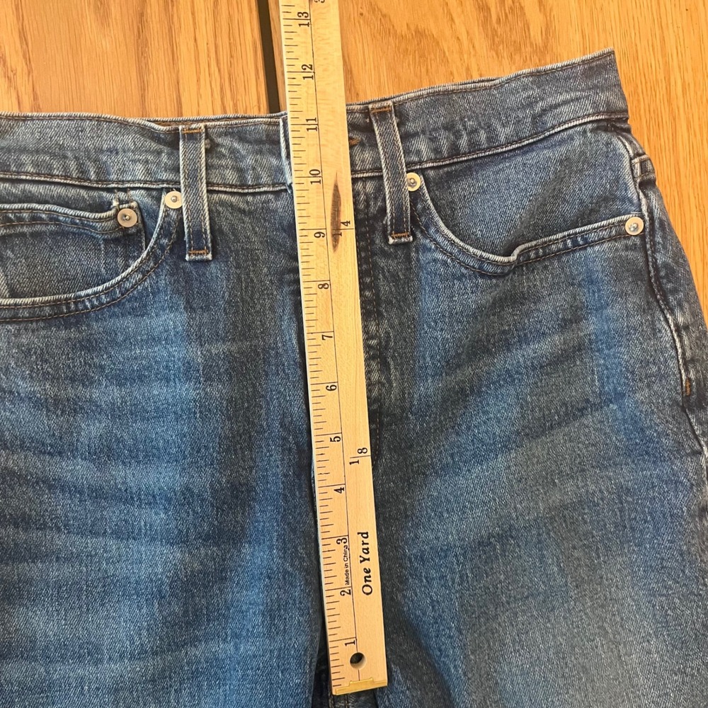 Madewell Cropped Balloon Jeans Grandle Wash High Rise Denim‎ Blue Size 25 - Picture 6 of 14